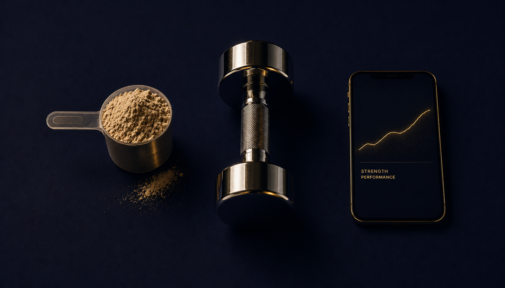 Three items representing the protein, training, and rate of loss levers